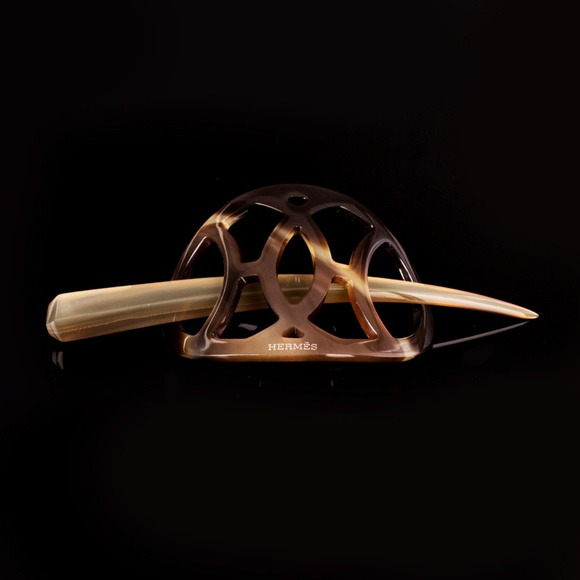 Hermès Buffalo Horn Pin Hair Accessory
